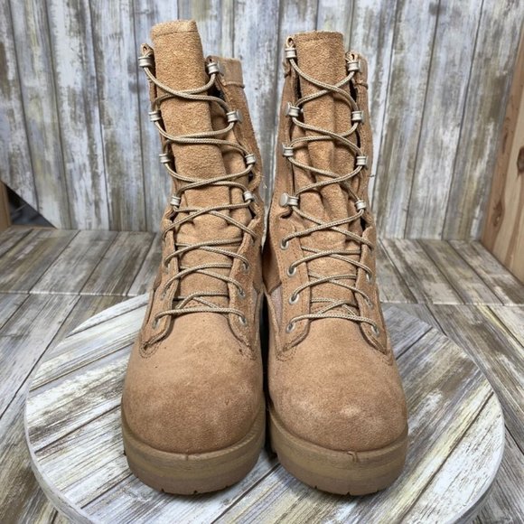 Belleville Military Combat Boots Mens 5.5 Waterproof Tan Cold Weather Vibram main image 7
